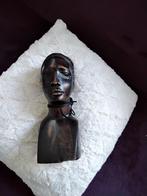 Buste de femme en ébène (Congo) du début des années 50, Antiquités & Art, Enlèvement ou Envoi