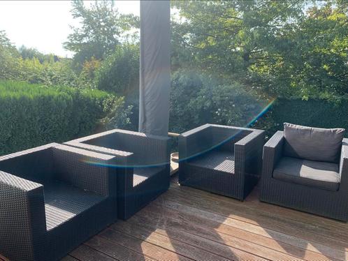 Tuinmeubelen wicker, Tuin en Terras, Tuinsets en Loungesets, Zo goed als nieuw, Loungeset, Wicker, Ophalen of Verzenden