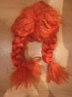 pruik oranje carnaval, Ophalen of Verzenden, Zo goed als nieuw, Accessoires
