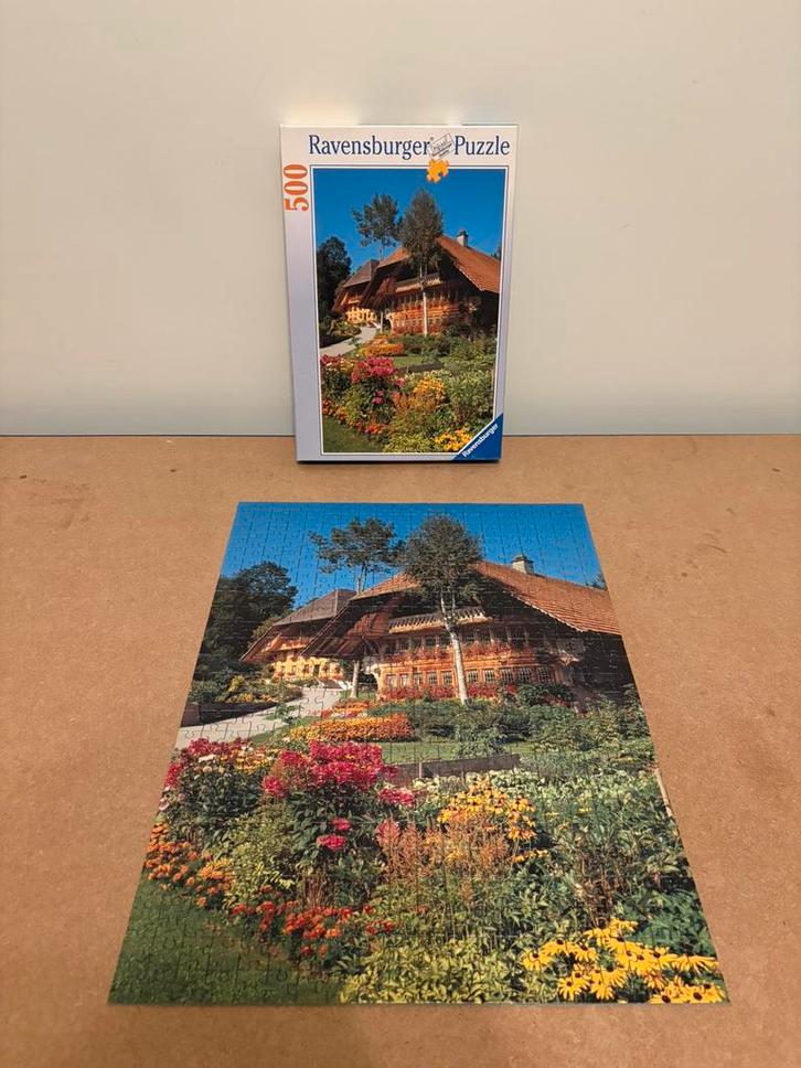 Ravensburger puzzel: Zwitserland, Emmental 500 stukjes, Hobby & Loisirs créatifs, Sport cérébral & Puzzles, Utilisé, Puzzle, 500 à 1500 pièces