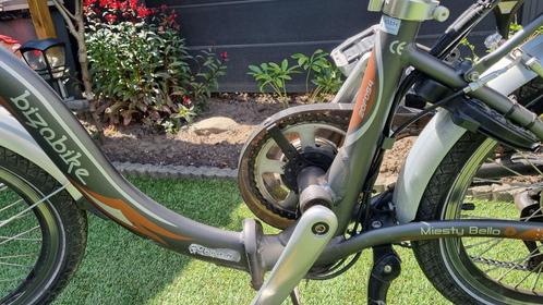 Mini elektrische vouwfiets, Fietsen en Brommers, Fietsen | Vouwfietsen, Gebruikt, 20 inch of meer, Totaal opvouwbaar, Versnellingen