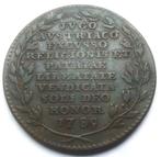 medaille 1789 1790 brabantse omwenteling T. Van berckel, Postzegels en Munten, Penningen en Medailles, Ophalen of Verzenden, Overige materialen