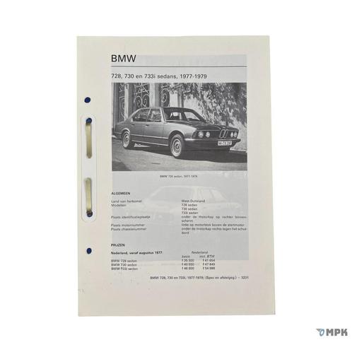 Kluwer | BMW 728 / 730 / 733i | 1977-1979 | NL, Auto diversen, Handleidingen en Instructieboekjes, Ophalen of Verzenden