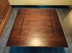 Volhouten retro salontafel, 100 à 150 cm, Moins de 50 cm, Carré, 100 à 150 cm
