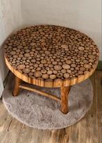 Salon of bijzettafel vol hout, Ophalen, Zo goed als nieuw, Hout