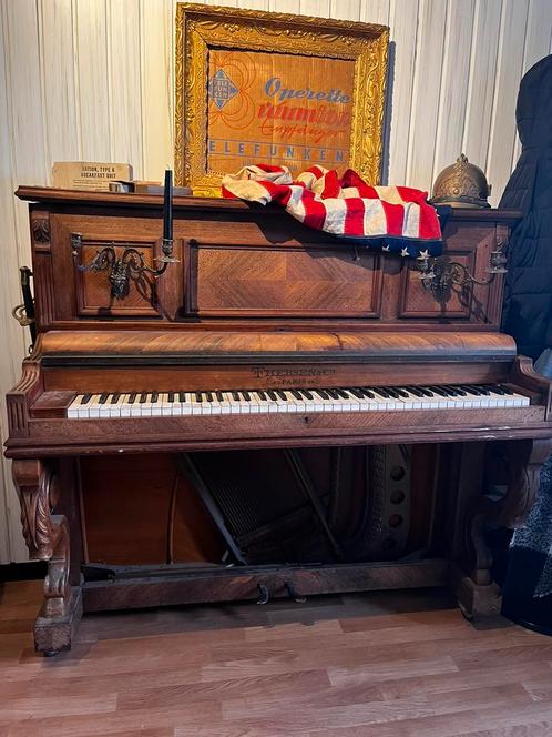 Piano murale bois, Musique & Instruments, Pianos, Utilisé, Piano, Brun