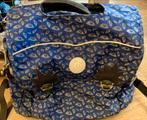 Boekentas schooltas FLUO-OOGJES, Ophalen of Verzenden, Zo goed als nieuw, Blauw