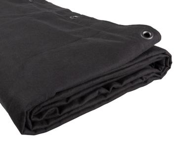 Backdrop Euro Molton 320gr/m² zwart - 3m (H) x 3m (B) beschikbaar voor biedingen