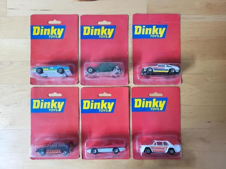 Dinky Toys 1/60 Pontiac Corvette VW Golf Toyota Supra Fiat, Hobby en Vrije tijd, Modelauto's | Overige schalen, Zo goed als nieuw