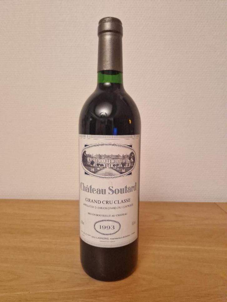 CHATEAU SOUTARD - 1993 - St Emilion Grand Cru Classé (75 cl), Verzamelen, Wijnen, Nieuw, Rode wijn, Frankrijk, Vol, Ophalen of Verzenden