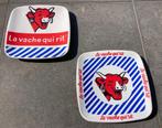 2 geldschalen La vache qui’rit, Ophalen of Verzenden, Gebruikt, Reclamebord