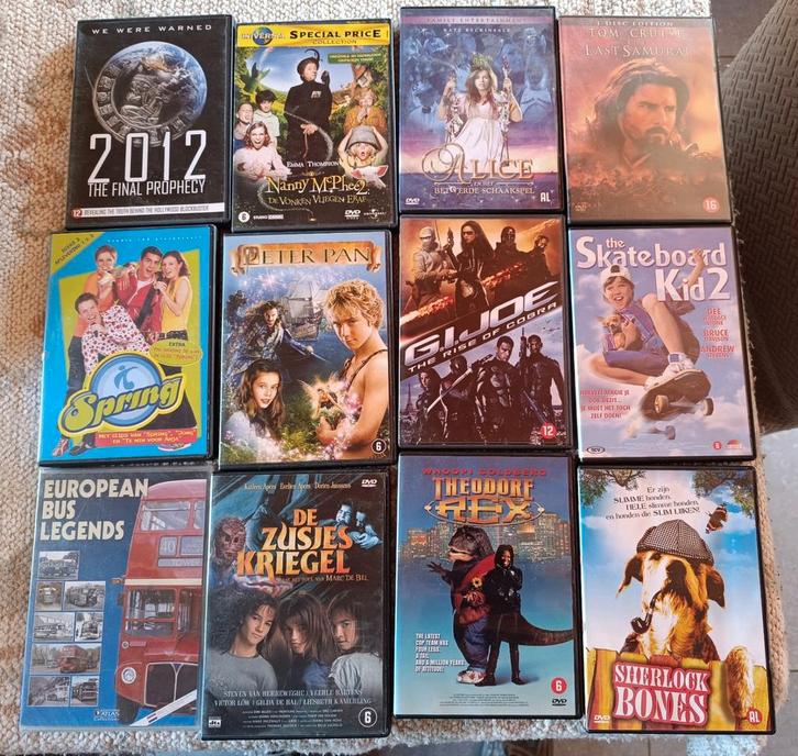 12 dvd's, vaste prijs 1,5 eur/ stuk, Cd's en Dvd's, Dvd's | Overige Dvd's, Ophalen of Verzenden