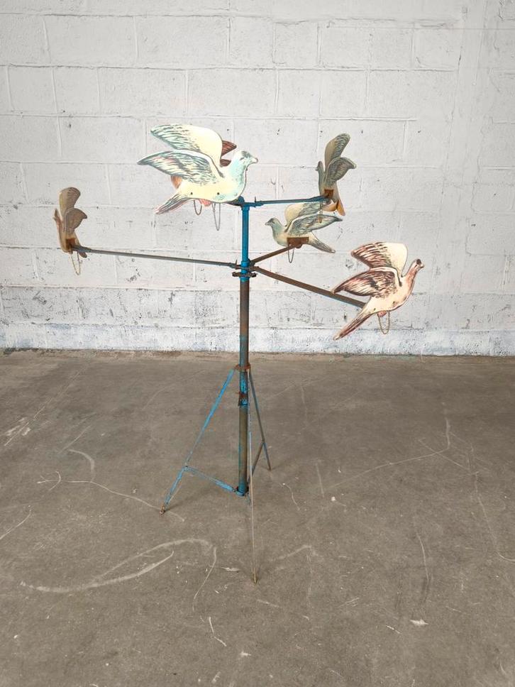 Draaiend doelwit met duiven, Sports & Fitness, Tir à l'arc, Comme neuf, Flèches, Enlèvement