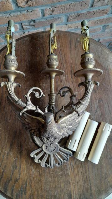 Applique arend in koper, wandlamp beschikbaar voor biedingen