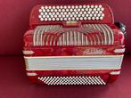 Kleine italiaanse Super B.Burini knopaccordeon . DO3, Muziek en Instrumenten, Accordeons, Gebruikt, Ophalen of Verzenden, Knopaccordeon
