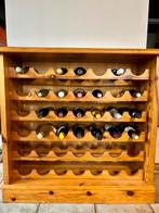 Casier à vin en pin massif – grande capacité– excellent état, Enlèvement, Comme neuf