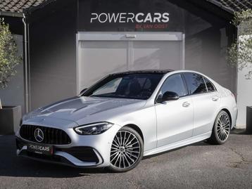Mercedes-Benz C-CLASS 180 AMG Line | Pano | Camera | Night | beschikbaar voor biedingen