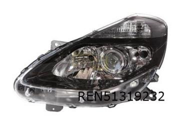 Renault Clio III (1/11-1/13) koplamp Rechts (zwart) (actieve disponible aux enchères