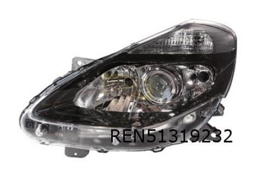 Renault Clio III (1/11-1/13) koplamp Rechts (zwart) (actieve, Autos : Pièces & Accessoires, Éclairage, Renault, Neuf, Envoi