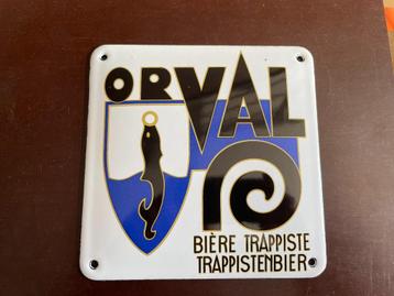 Emaille plaat van Orval beschikbaar voor biedingen