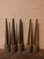 Paalhouders 100mm diameter 5stuks, Doe-het-zelf en Bouw, Ophalen, Gebruikt, 250 mm of meer, Overige typen