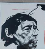 Octaaf Landuyt gesigneerde gelimiteerde prent  Jacques Brel, Ophalen of Verzenden
