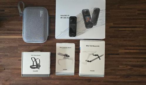 Insta 360 x5 plus extra´s, Audio, Tv en Foto, Actiecamera's, Ophalen