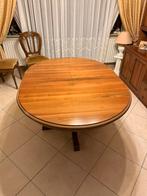 Table ronde en bois (noyer), Maison & Meubles, Enlèvement, Comme neuf