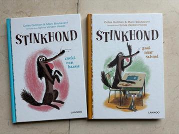 2 kinderboeken van Stinkhond beschikbaar voor biedingen