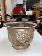 Cache-pot en métal argenté, ., Verzilverd, Ophalen of Verzenden, .