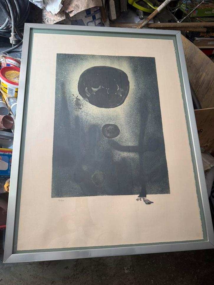 Lithographie originale Bernard Pomey – signée  39/275, Antiek en Kunst, Kunst | Litho's en Zeefdrukken, Ophalen