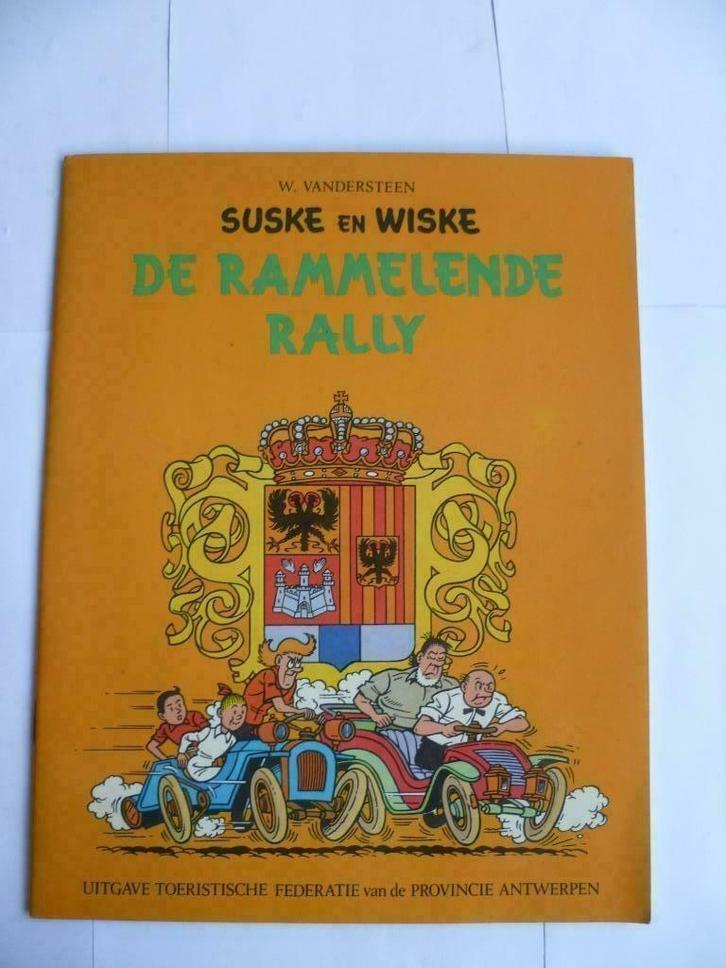 S&W 1E DRUK"DE RAMMELENDE RALLY"TOERISME ANTWERPEN UIT 1973, Boeken, Stripverhalen, Zo goed als nieuw, Eén stripboek, Verzenden