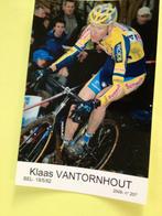 wielerkaart 2009 team sunweb   klaas vanthornhout, Envoi, Comme neuf