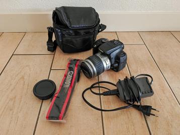 Mooie Canon EOS 350D spiegelreflex + Canon 28-90mm II Lens