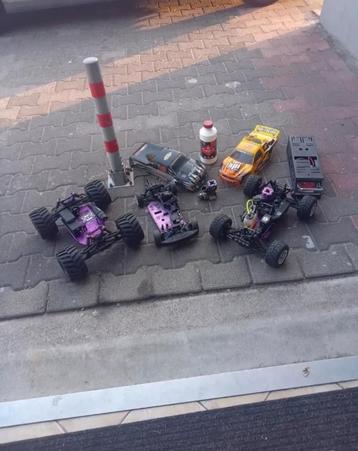 Nitro rc auto, Échelle 1:10, Voiture on road, Enlèvement, Utilisé