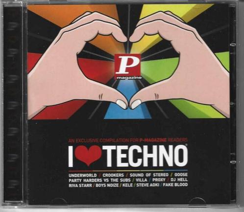 CD I Love Techno 2010 - P-Magazine Compilation, Cd's en Dvd's, Cd's | Dance en House, Zo goed als nieuw, Techno of Trance, Ophalen of Verzenden
