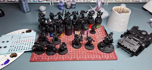 Leger van de Zwarte Tempeliers, Hobby en Vrije tijd, Wargaming, Zo goed als nieuw, Warhammer 40000, Figuurtje(s), Ophalen of Verzenden
