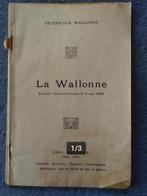 La Wallonne, literair genootschap - XXII jaarboek 1922-1923, Gelezen, België, Ophalen of Verzenden, Collectif