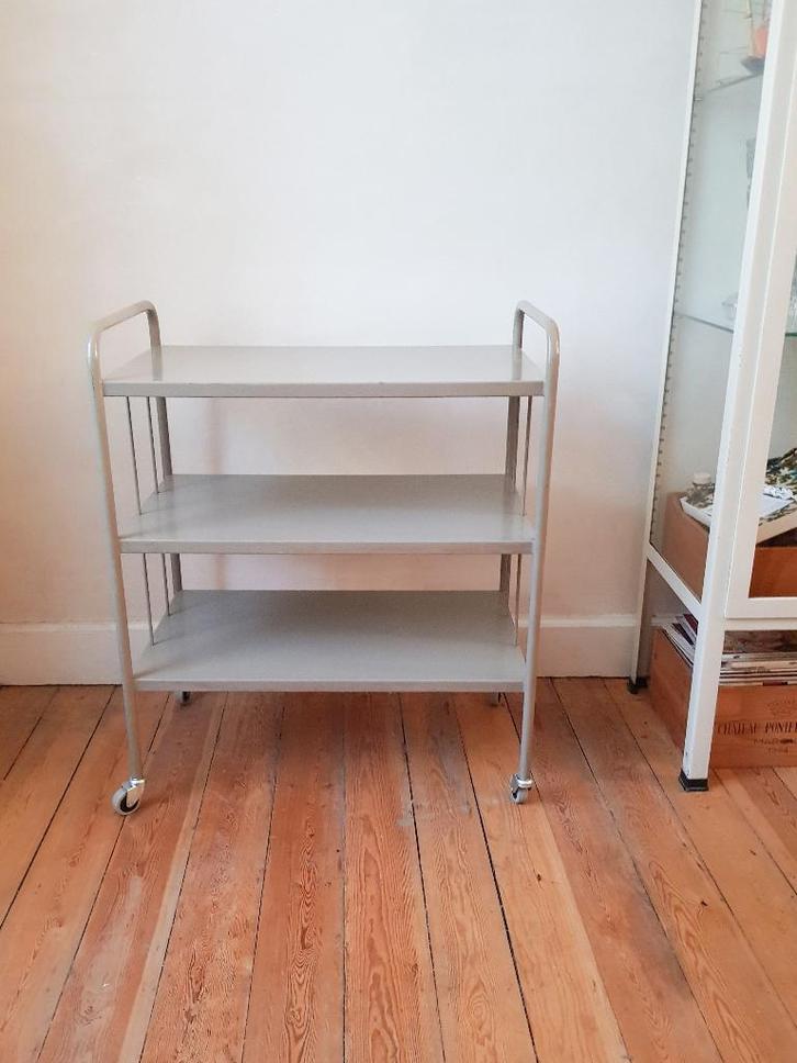 TUBAX trolley - Belgisch industrieel ontwerp 1960-80, Verzamelen, Retro, Huis en Inrichting, Ophalen of Verzenden