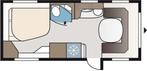 Kabe Ametist 560 GLE B5 frans bed, met mover en airco, Caravans en Kamperen, Caravans, Rondzit, Vast bed, 7 tot 8 meter, Bedrijf
