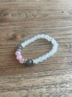Bracelet en labradorite et quartz rose avec pierre de lune, Enlèvement ou Envoi, Neuf
