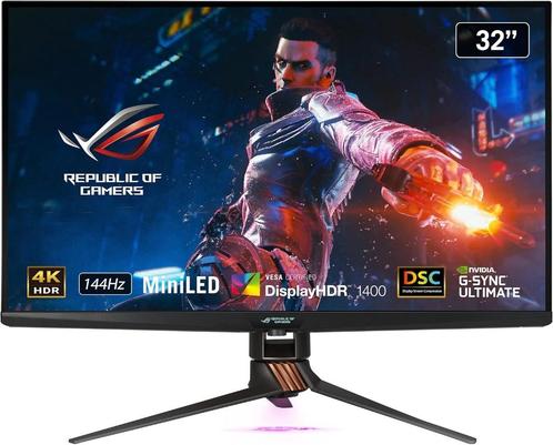 ASUS ROG Swift PG32UQX PG32UQX MINI LED HDR1400 144Hz 32-inc, Computers en Software, Monitoren, Zo goed als nieuw, 101 t/m 150 Hz
