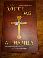 A.J. Hartley - Op de vijfde dag, Ophalen of Verzenden, Zo goed als nieuw, A.J. Hartley