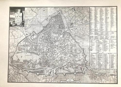 Plan Goethals Gent 1796, Antiek en Kunst, Curiosa en Brocante, Ophalen