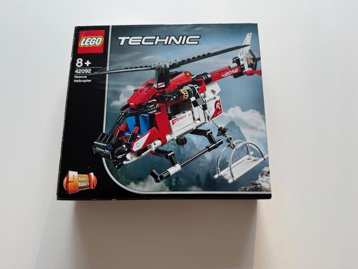 Lego Technic - Rescue Helicopter 42092 - gebruikt, Kinderen en Baby's, Speelgoed | Duplo en Lego, Gebruikt, Lego, Complete set