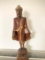 Thais houten beeldje, Ophalen of Verzenden, Zo goed als nieuw, Religie