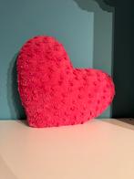Roze hartjes kussens, Enlèvement, Comme neuf, Rose, En forme de cœur