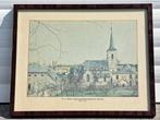 paire de litho thy le chateau par eugene le petit, Ophalen of Verzenden