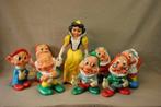 Vintage pieppoppen Sneeuwwitje en de 7 dwergen, Ophalen of Verzenden, Gebruikt, Beeldje of Figuurtje