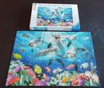 Ravensburger puzzel dolfijnen 500 stuks, Comme neuf, Enlèvement ou Envoi